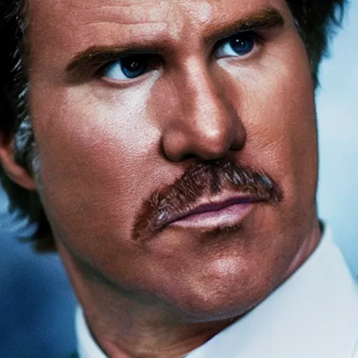 Image similar to close - up of will ferrell as a mafia boss in a movie directed by martin scorsese, movie still frame, promotional image, imax 7 0 mm footage