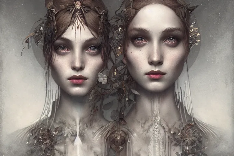 Image similar to a beatiful pattern on a white background, highly detailed, expressive, beautiful symmetric, perfect proportions, award winning, by Tom Bagshaw