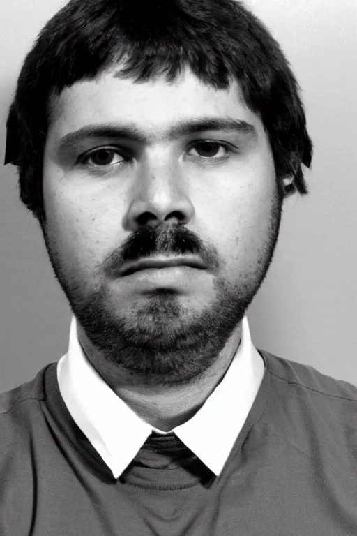 Image similar to extremely detailed closeup portrait arrest photo of the programmer who killed the middle manager who bought an ibm mainframe and actually thought that was a good idea.