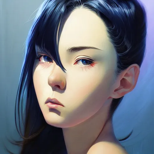 Image similar to A space realistic cat with big and cute eyes, fine-face, realistic shaded perfect face, fine details. realistic shaded lighting poster by Ilya Kuvshinov katsuhiro otomo ghost-in-the-shell, magali villeneuve, artgerm, Jeremy Lipkin and Michael Garmash, Rob Rey and Kentarõ Miura style, trending on art station