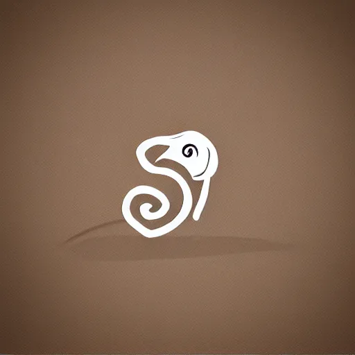 Prompt: cute snail logo