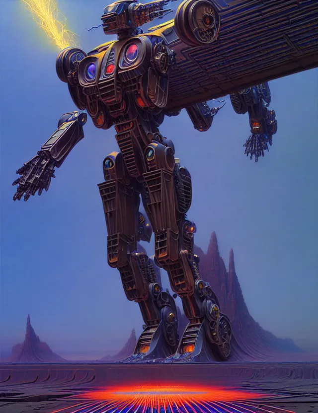 Prompt: a seraph mecha, tim hildebrandt, wayne barlowe, bruce pennington, donato giancola, trending on artstation, cinematic composition, beautiful lighting, hyper detailed, 8 k, oil on canvas