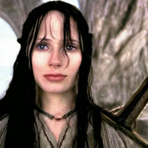 Image similar to selfie of arwen lotr