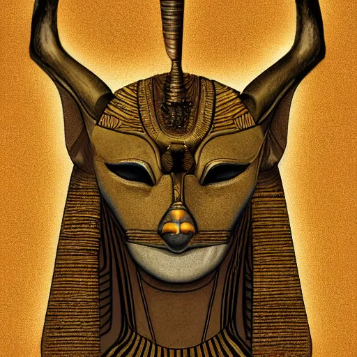 Image similar to anubis, highly detailed, digital art