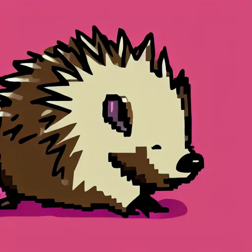 Image similar to game art hedgehog sprite clean