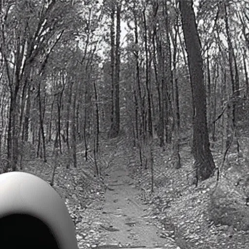 Image similar to Ghost from Super Mario caught on trailcam footage. Trending on Kotaku