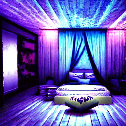 Prompt: dreamcore bedroom