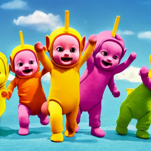 Image similar to teletubbies swat a mafia family