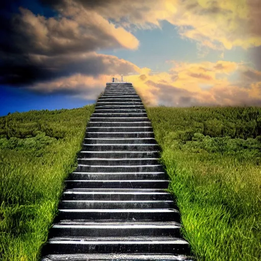 Image similar to stairway to heaven