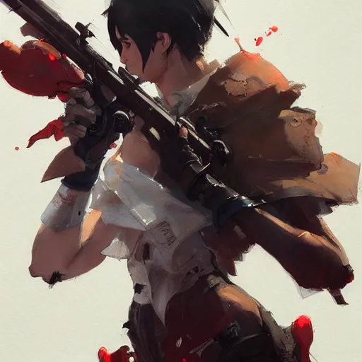 Image similar to concept art of nikon d 6, highly detailed painting by dustin nguyen, akihiko yoshida, greg tocchini, greg rutkowski, cliff chiang, 4 k resolution, trending on artstation, 8 k