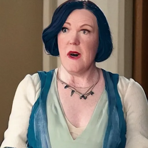 Prompt: Catherine O’Hara as Moira Rose from Schitt’s Creek, in Breath of the Wild