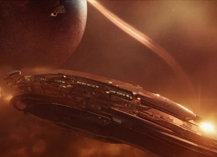 Image similar to a movie still from the 2020 space opera movie called when Stargate, after effects, computer CGI, cinematic, maya render, octane
