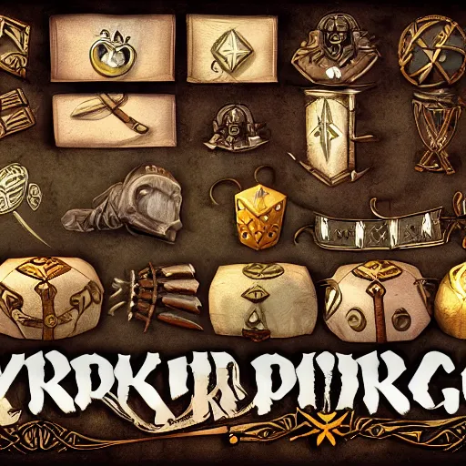 Image similar to prop magic viking art pack Created by Ivan Kunakh