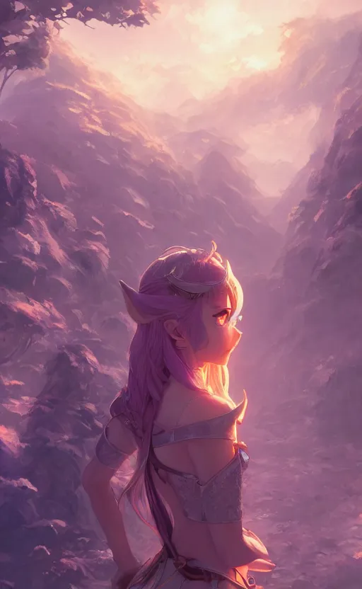 Image similar to a beautiful illustration of an elven nectomancer, scenic full shot, ambient lighting, by artgerm, makoto shinkai, wlop, rossdraws, featured on artstation, vertical orientation