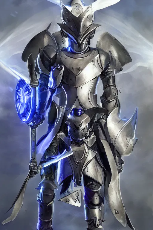 Image similar to helmet armor guardian destiny in witch queen illumination ray tracing hdr fanart arstation by sung choi robot ninja mask and eric pfeiffer and gabriel garza and casper konefal