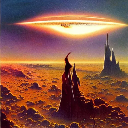 Prompt: chased to dream of by bruce pennington