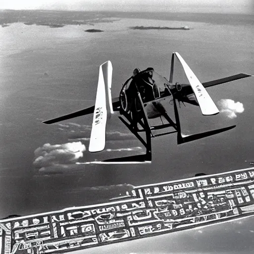 Image similar to Marketing photograph of the first commercial Trans-Atlantic magic carpet flight