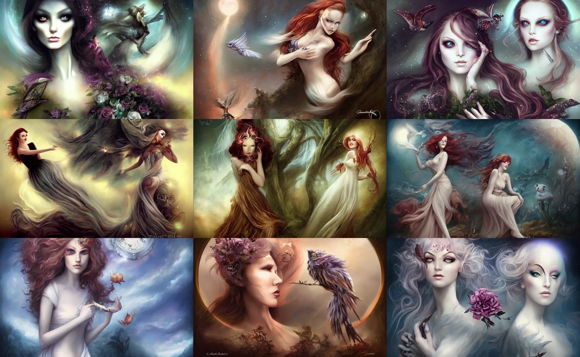 Prompt: time flies by at the speed of the light, fantasy art, by Natalie Shau, by Charlie Bowater, by Mark Brooks