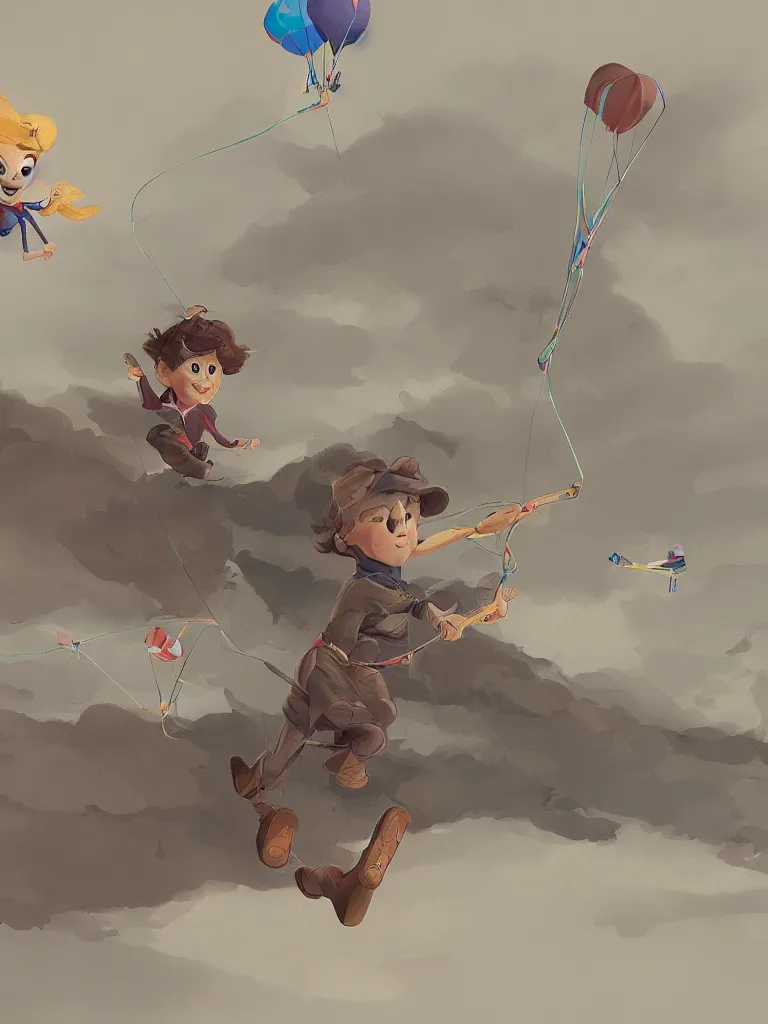 Image similar to go fly a kite by disney concept artists, blunt borders, rule of thirds