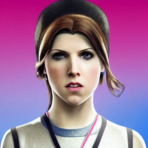 Image similar to anna kendrick gta v character poster