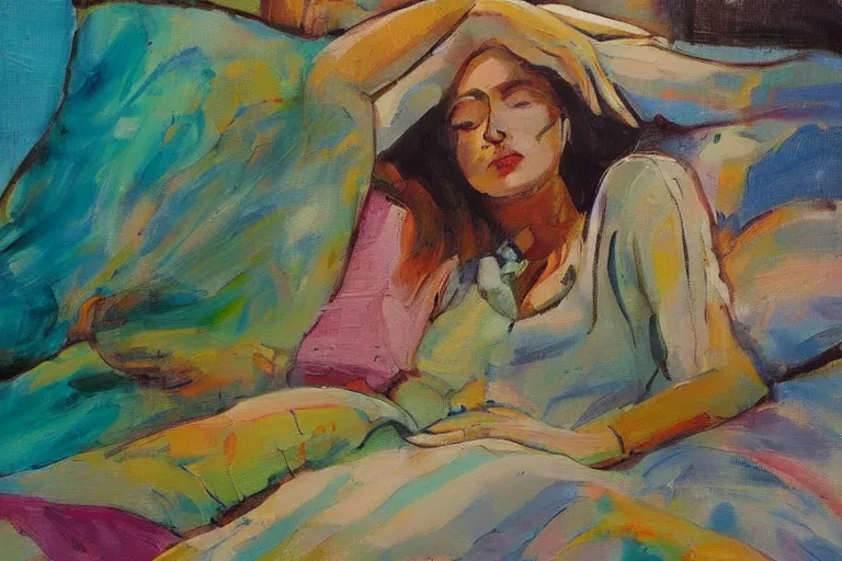 Image similar to modern painting of relax style