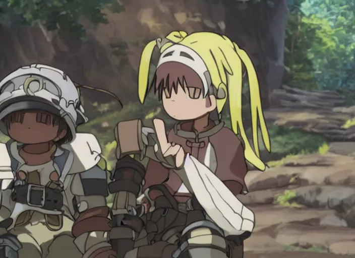 Image similar to riko and reg from made in abyss