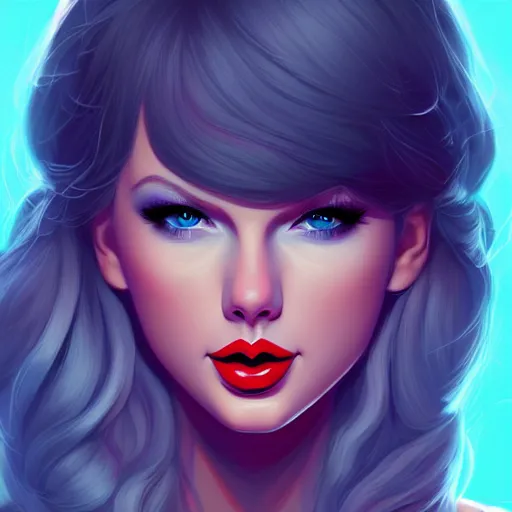 Image similar to a portrait of taylor swift, art by lois van baarle and loish and ross tran and rossdraws and sam yang and samdoesarts and artgerm and saruei and disney, digital art, highly detailed, intricate, sharp focus, trending on artstation hq, deviantart, unreal engine 5, 4 k uhd image