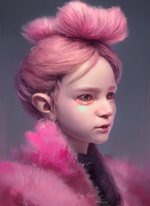 Prompt: A fancy portrait of a small creature in pink by Greg Rutkowski, Sung Choi, Mitchell Mohrhauser, Maciej Kuciara, Johnson Ting, Maxim Verehin, Peter Konig, Bloodborne, 8k photorealistic, cinematic lighting, HD, high details, dramatic, atmospheric , trending on artstation