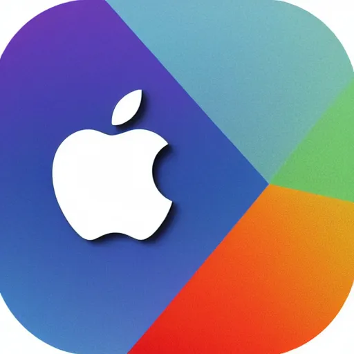 Image similar to Apple icon, ultrarealistic