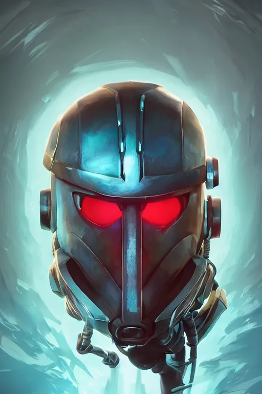 Image similar to epic mask helmet robot ninja portrait stylized as fornite style game design fanart by concept artist gervasio canda, behance hd by jesper ejsing, by rhads, makoto shinkai and lois van baarle, ilya kuvshinov, rossdraws global illumination radiating a glowing aura global illumination ray tracing hdr render in unreal engine 5