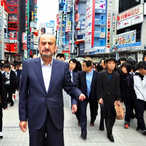 Image similar to Recep tayyip in akihabara