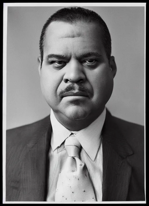 Image similar to platon closeup photograph of a 6 0 0 pound man in a suit, photorealistic, studio lighting, ektachrome, detailed, intricate, face detail