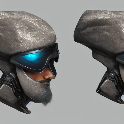 Image similar to nano soldier helmet goggles future vision concept art high detail trending on artstation