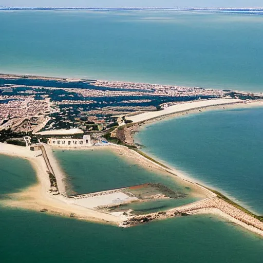 Image similar to Île de Ré viewed from a plane or a boat