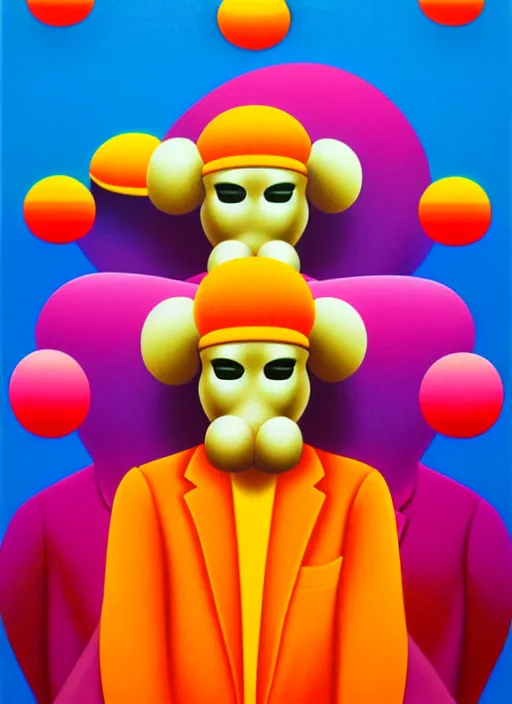 Image similar to flower men by shusei nagaoka, kaws, david rudnick, airbrush on canvas, pastell colours, cell shaded, 8 k