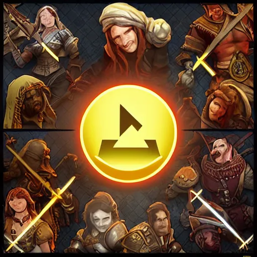 Image similar to a group icon for a discord group of people that play divinity original sin 2 definitive edition