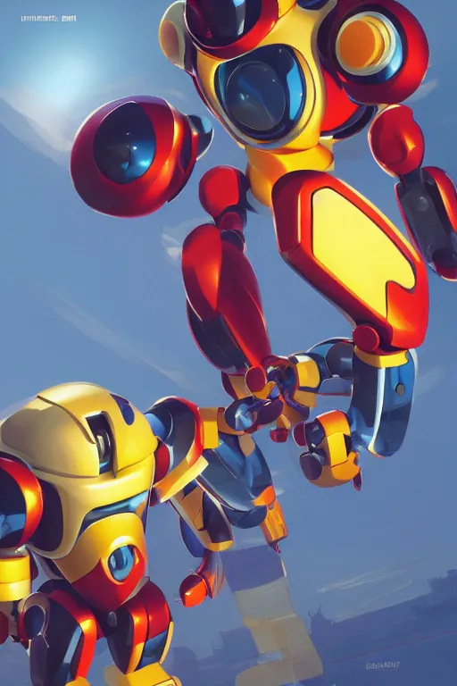 Image similar to metabots medabots medarotto medarot robot minimalist comics, behance hd by jesper ejsing, by rhads, makoto shinkai and lois van baarle, ilya kuvshinov, rossdraws global illumination ray tracing hdr radiating a glowing aura