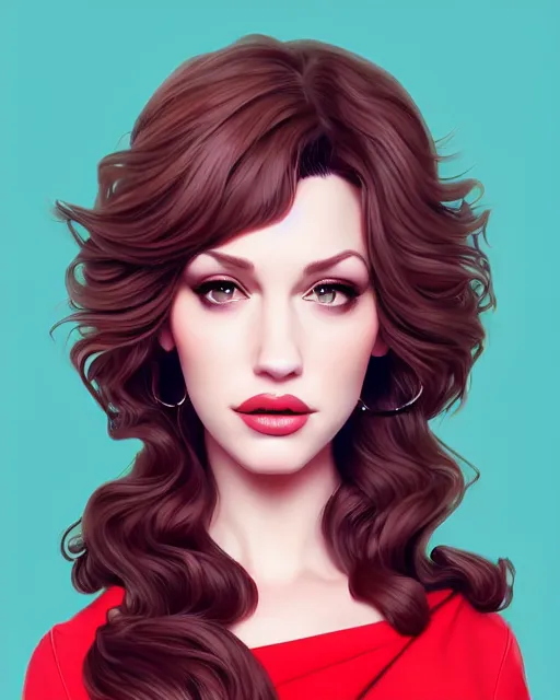 Image similar to a beautiful gina gershon christina hendricks kat dennings dolly parton instagram model by wlop and ilya kuvshinov and artgerm, symmetrical eyes, aesthetic, gorgeous, stunning, alluring, attractive, artstation, deviantart, pinterest, digital art