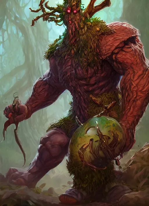 Image similar to treant, dndbeyond, bright, colourful, realistic, dnd character portrait, full body, pathfinder, pinterest, art by ralph horsley, dnd, rpg, lotr game design fanart by concept art, behance hd, artstation, deviantart, hdr render in unreal engine 5