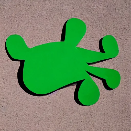 Image similar to frog by Jean Arp