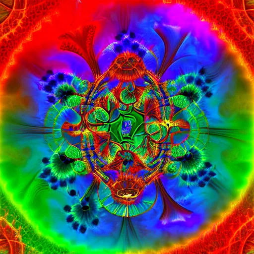 Prompt: ''fractal entity dmt''