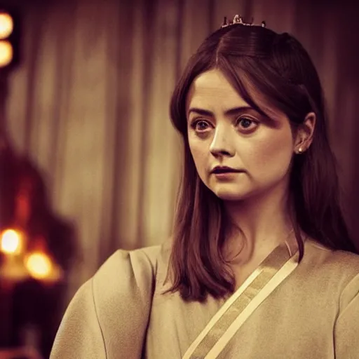 Prompt: jenna coleman as a kitsune