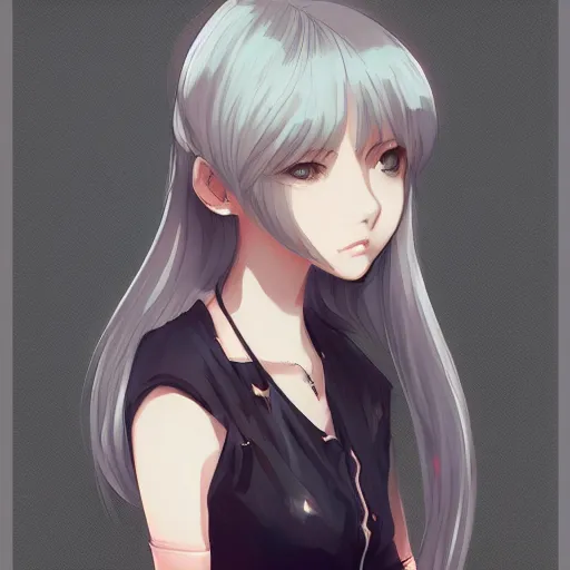 Prompt: full headshot portrait of a pretty young anime woman, drawn by WLOP, by Avetetsuya Studios, attractive character, colored sketch anime manga panel, trending on artstation