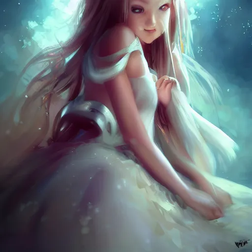 Image similar to princess by wlop