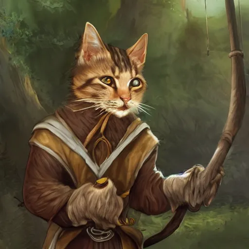 Image similar to if cats were loud if the rings characters, lotr, cats, cats dressed in lotr costumes, hobbits, gandalf, elves, dwarves, 4 k, hyper realistic, artstation