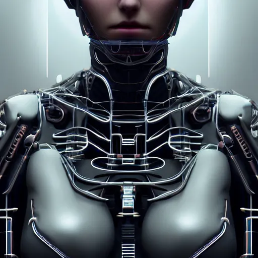 Prompt: Perfectly-Centered Upper-body Portrait-Photograph of Mechanical Cyberpunk Female Android, intricate, elegant, super highly detailed, professional digital painting, artstation, concept art, smooth, sharp focus, no blur, no dof, extreme illustration, Unreal Engine 5, Photorealism, HD quality, 8k resolution, cinema 4d, 3D, beautiful, cinematic, art by artgerm and greg rutkowski and alphonse mucha and loish and WLOP