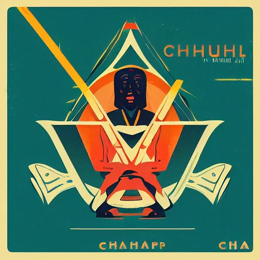 Prompt: Album Art for Char Zulu, \'Surf Trap\', 3d shapes, Vector art, by Sachin Teng, Trending on artstation