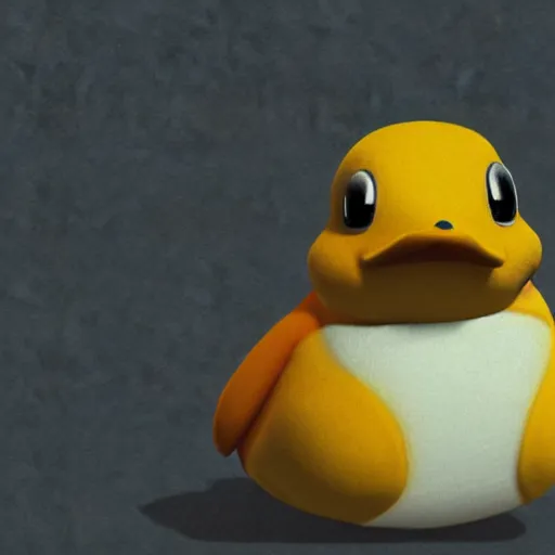 Prompt: psyduck photorealistic