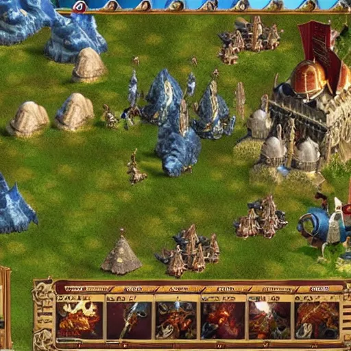 Prompt: heroes of might and magic 3