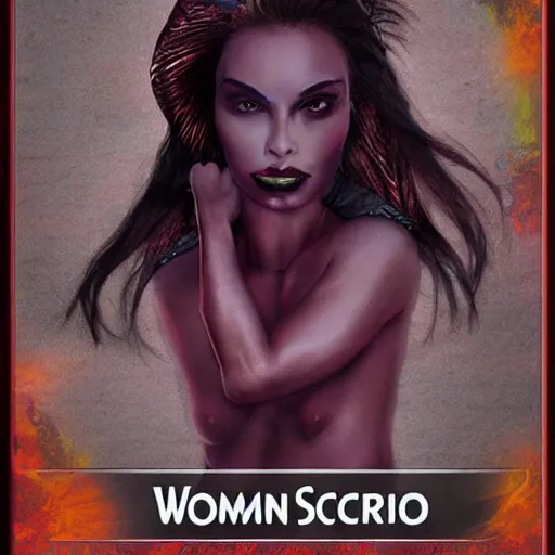 Image similar to woman / scorpio hybrid